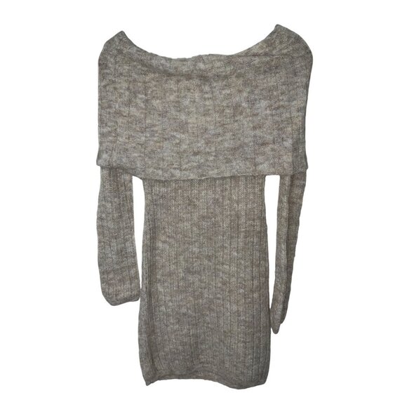 Lovers and Friends Ionela Off The Shoulder Dress in Oatmeal Small New Womens - Picture 6 of 10